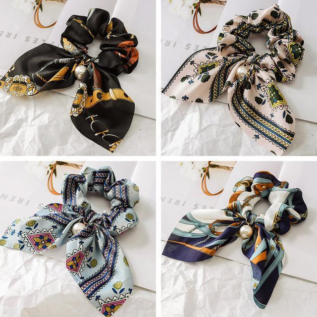 送料無料 新品 スカーフ シュシュ ヘアゴム 蝶結び リボン ヘアアクセサリー < 女性アクセサリー/時計  送料無料 新品 スカーフ シュシュ ヘアゴム 蝶結び リボン ヘアアクセサリー < 女性アクセサリー/時計の