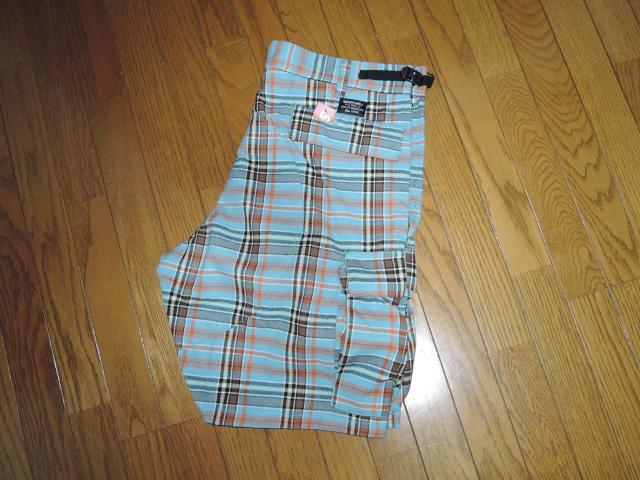 �V�i SUPREME �V���v���[�� CHECK Cargo Short 30 �`�F�b�N�� �J�[�S �V���[�c 6�|�P �n�[�t�p���c �� �u�����h�� 