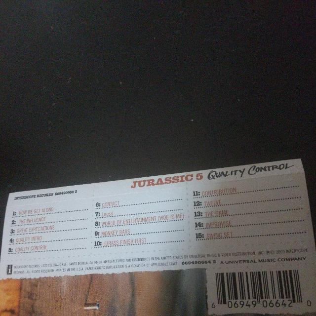 QUALITY CONTROL『JURASSIC 5』洋楽HipHop < CD/DVD/ビデオ QUALITY CONTROL『JURASSIC 5』洋楽HipHop < CD/DVD/ビデオの