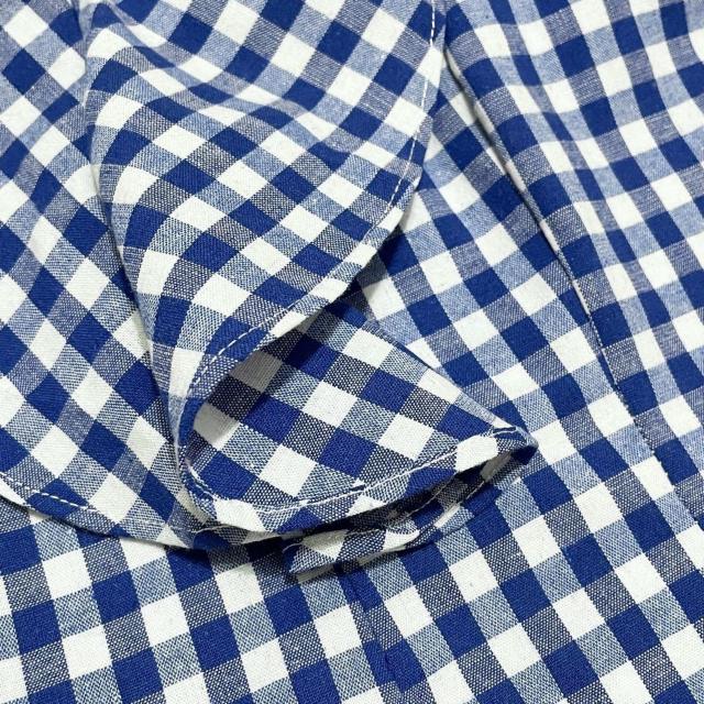 ギンガムチェック 半袖ワンピース ブルー, < 女性ファッション  ギンガムチェック 半袖ワンピース ブルー, < 女性ファッションの