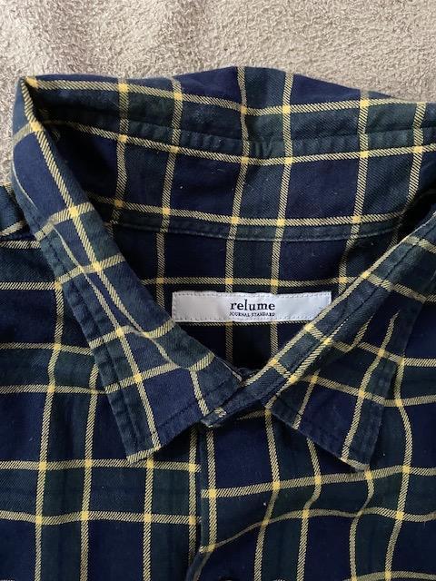 ★ジャーナルスタンダードレリュームチェックシャツrelume JOURNAL STANDARD★ < ブランド  ★ジャーナルスタンダードレリュームチェックシャツrelume JOURNAL STANDARD★ < ブランドの