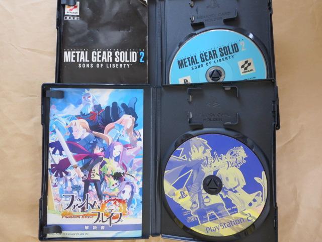 中古PS2ソフト2本 メタルギアソリッド2 ファントムブレイブ < ゲーム本体/ソフト  中古PS2ソフト2本 メタルギアソリッド2 ファントムブレイブ < ゲーム本体/ソフトの