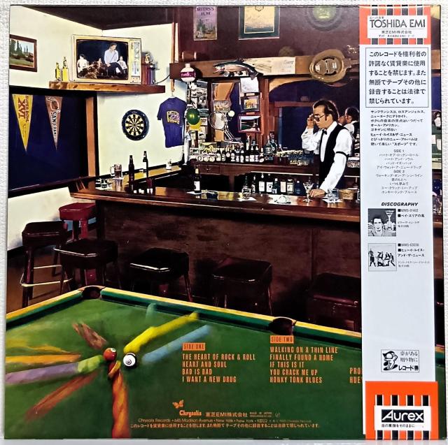 LP(帯付.WWS-81628)ヒューイ・ルイス&ザ・ニュース (Huey Lewis&The News)/スポーツ070725 < CD/DVD/ビデオ  LP(帯付.WWS-81628)ヒューイ・ルイス&ザ・ニュース (Huey Lewis&The News)/スポーツ070725 < CD/DVD/ビデオの