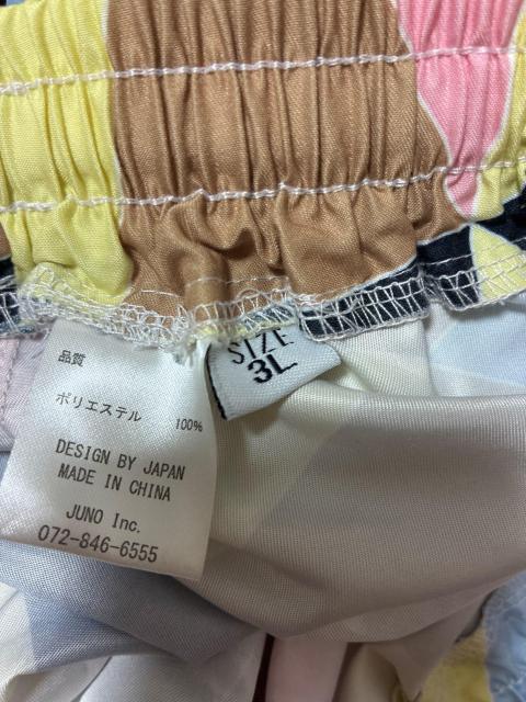JUNO Inc. �J���t���􉽊w�͗l�V���[�g�p���c 3L �������p �|���G�X�e��100% �� �����t�@�b�V������ 