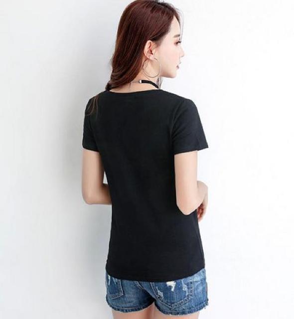 圧倒的ネット最安値790円★超人気Vネック半袖トップス 黒M < 女性ファッション  圧倒的ネット最安値790円★超人気Vネック半袖トップス 黒M < 女性ファッションの