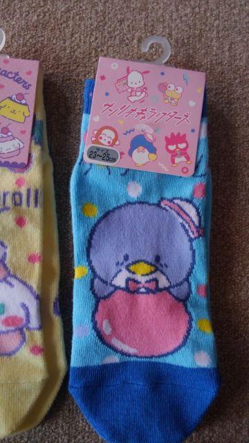 レディース!23ー25サイズ2足セット!サンリオ!キャラクター可愛い!愛らしいスニーカーソックス < 女性ファッション  レディース!23ー25サイズ2足セット!サンリオ!キャラクター可愛い!愛らしいスニーカーソックス < 女性ファッションの
