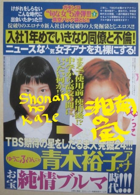 慶応卒の「青木裕子」さんの最初で最後となった単独袋綴じ < タレントグッズ  慶応卒の「青木裕子」さんの最初で最後となった単独袋綴じ  < タレントグッズの