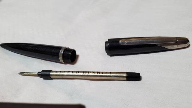 正規 アルフレッドダンヒル ギャラクシーラメ グラマラスボールペン 紺 シルバー 筆記 黒 ラグジュアリーサインペン < ブランド  正規 アルフレッドダンヒル ギャラクシーラメ グラマラスボールペン 紺 シルバー 筆記 黒 ラグジュアリーサインペン < ブランドの