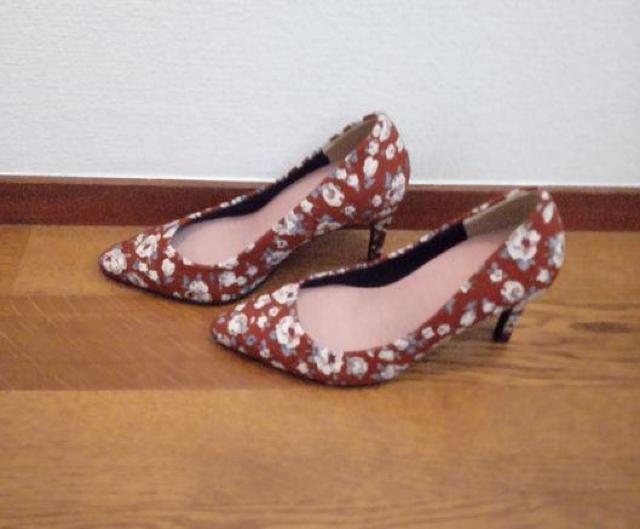 Sesto セスト◆レッド 花柄 シューズ ポインテッドトゥ パンプス 靴 22p < 女性ファッション  Sesto セスト◆レッド 花柄 シューズ ポインテッドトゥ パンプス 靴 22p < 女性ファッションの