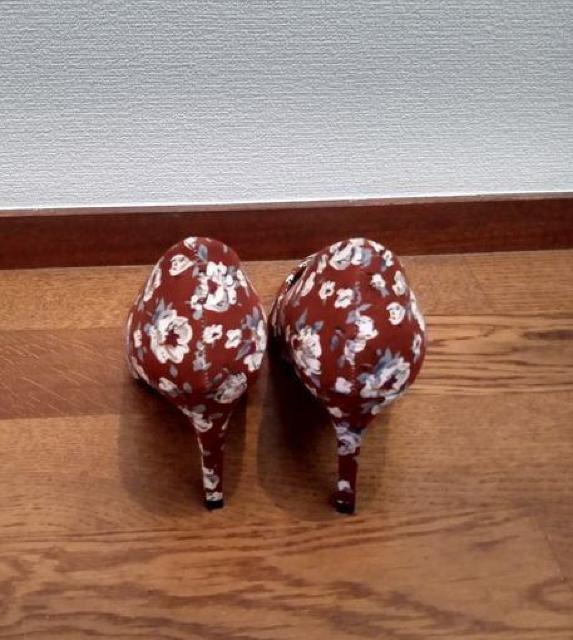 Sesto セスト◆レッド 花柄 シューズ ポインテッドトゥ パンプス 靴 22p < 女性ファッション  Sesto セスト◆レッド 花柄 シューズ ポインテッドトゥ パンプス 靴 22p < 女性ファッションの