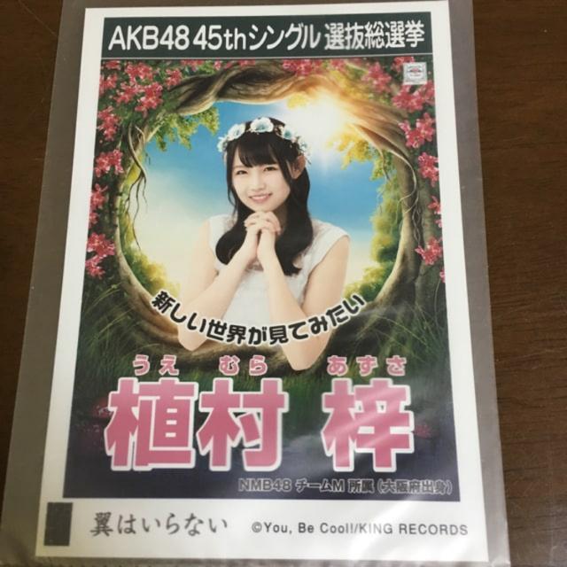 NMB48 植村梓 翼はいらない 生写真 AKB48 < タレントグッズ  NMB48 植村梓 翼はいらない 生写真 AKB48  < タレントグッズの