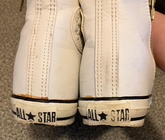 CONVERSE☆ALL STAR白ボアジップハイカットスニーカー23.5cm < ブランド  CONVERSE☆ALL STAR白ボアジップハイカットスニーカー23.5cm < ブランドの