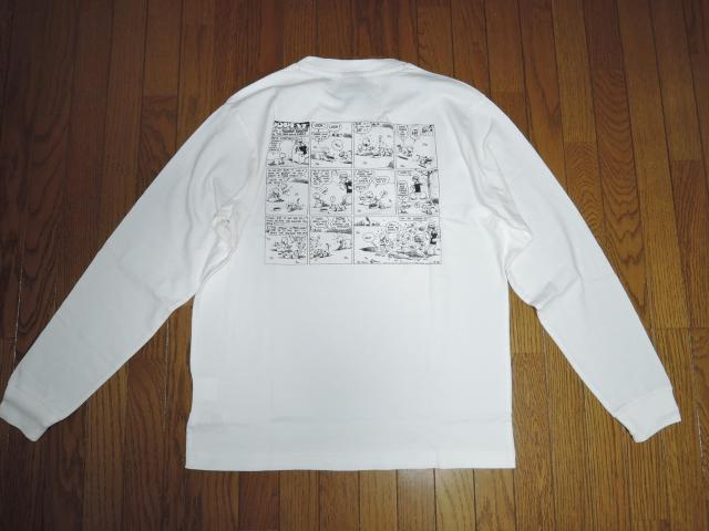 新品 ALPHA INDUSTRIES アルファ インダストリーズ × POPEYE ポパイ ロンTシャツ M白 長袖 カットソー < ブランド 新品 ALPHA INDUSTRIES アルファ インダストリーズ × POPEYE ポパイ ロンTシャツ M白 長袖 カットソー < ブランドの