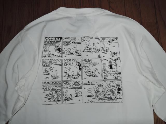 新品 ALPHA INDUSTRIES アルファ インダストリーズ × POPEYE ポパイ ロンTシャツ M白 長袖 カットソー < ブランド 新品 ALPHA INDUSTRIES アルファ インダストリーズ × POPEYE ポパイ ロンTシャツ M白 長袖 カットソー < ブランドの