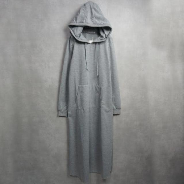 新品 カットソーワンピース パーカー マキシ丈 < 女性ファッション  新品 カットソーワンピース パーカー マキシ丈 < 女性ファッションの