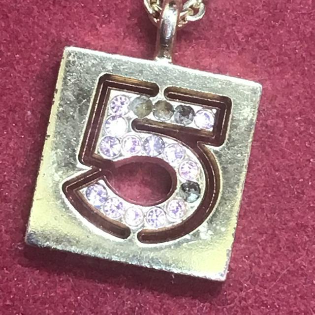 ヴィンテージ 正規品 シャネル No5 ラインストーン ネックレス ゴールド < ブランド ヴィンテージ 正規品 シャネル No5 ラインストーン ネックレス ゴールド < ブランドの