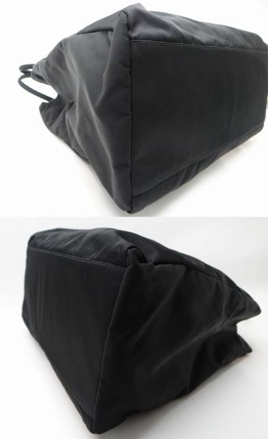 PRADA プラダ B3864 TESSUTO CITY ナイロン トートバッグ 三角プレート ブラック<USED> < ブランド  PRADA プラダ B3864 TESSUTO CITY ナイロン トートバッグ 三角プレート ブラック<USED> < ブランドの