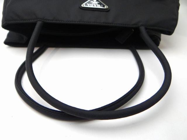 PRADA プラダ B3864 TESSUTO CITY ナイロン トートバッグ 三角プレート ブラック<USED> < ブランド  PRADA プラダ B3864 TESSUTO CITY ナイロン トートバッグ 三角プレート ブラック<USED> < ブランドの