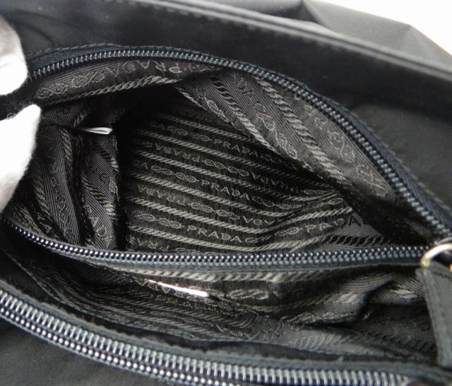 PRADA プラダ B3864 TESSUTO CITY ナイロン トートバッグ 三角プレート ブラック<USED> < ブランド  PRADA プラダ B3864 TESSUTO CITY ナイロン トートバッグ 三角プレート ブラック<USED> < ブランドの