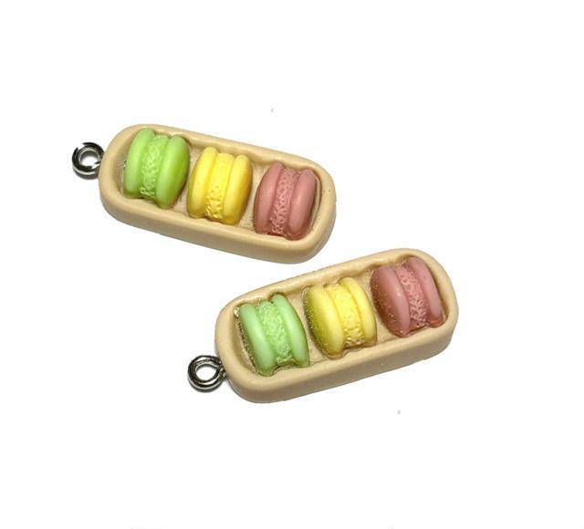 120-2 樹脂パーツ 2個 ケース入りのマカロン スイーツ おやつ◯ < ペット/手芸/園芸 120-2 樹脂パーツ 2個 ケース入りのマカロン スイーツ おやつ◯ < ペット/手芸/園芸の