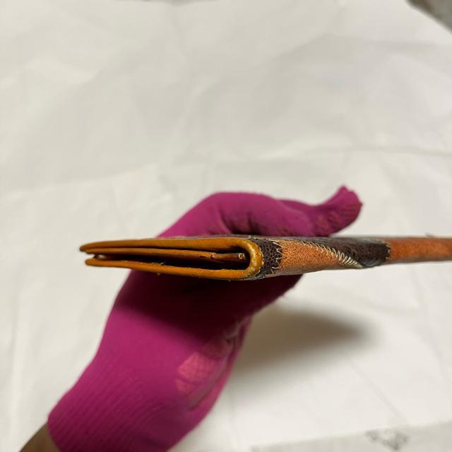 【レア】【FROG SKIN】 カエル革 / レザー 長財布 / パッチワーク 二つ折り 小銭入れなし < 女性ファッション  【レア】【FROG SKIN】 カエル革 / レザー 長財布 / パッチワーク 二つ折り 小銭入れなし < 女性ファッションの