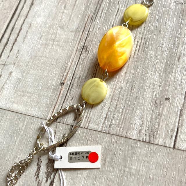 ☆新品!アシンメトリーネックレス・イエロービーズ < 女性アクセサリー/時計 ☆新品!アシンメトリーネックレス・イエロービーズ < 女性アクセサリー/時計の