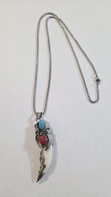 ターコイズネックレス★新品 カッコいいネックレス ネックレス インディアンアクセサリー インディアン ウエスタン < 女性アクセサリー/時計 ターコイズネックレス★新品 カッコいいネックレス ネックレス インディアンアクセサリー インディアン ウエスタン < 女性アクセサリー/時計の