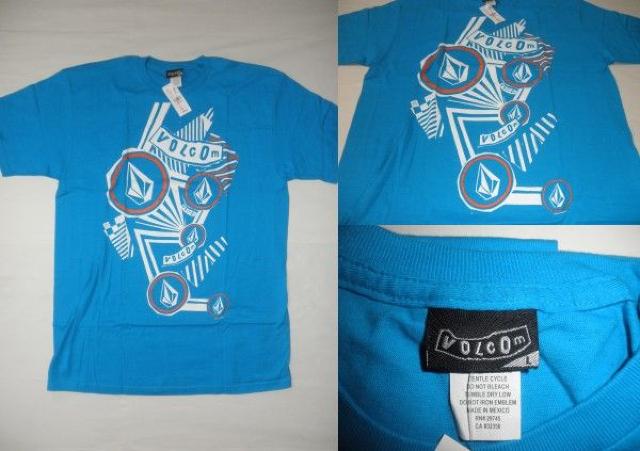 {USAw {RyVOLCOMzLOGOvgT@US L SAX-BLUE  uh 