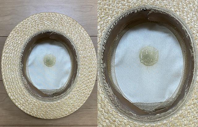 ◇《カンカン帽子/ヴィンテージ》 ベージュ G◇ < 女性ファッション  ◇《カンカン帽子/ヴィンテージ》 ベージュ G◇ < 女性ファッションの