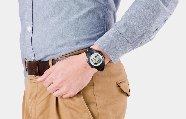 電波時計内蔵万歩計 ウォッチ万歩計 DEMPAMANPO TM-510(B/S) ブラック×シルバー 腕時計型歩数計 < ヘルス/ビューティー  電波時計内蔵万歩計 ウォッチ万歩計 DEMPAMANPO TM-510(B/S) ブラック×シルバー 腕時計型歩数計 < ヘルス/ビューティーの