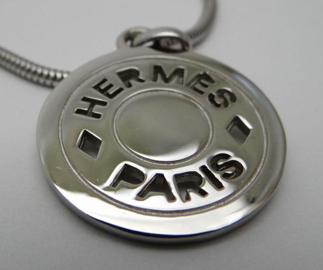 HERMES エルメス セリエ ロングチェーン ネックレス ペンダント<USED>【送料無料】 < ブランド HERMES エルメス セリエ ロングチェーン ネックレス ペンダント<USED>【送料無料】 < ブランドの