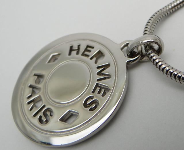 HERMES エルメス セリエ ロングチェーン ネックレス ペンダント<USED>【送料無料】 < ブランド HERMES エルメス セリエ ロングチェーン ネックレス ペンダント<USED>【送料無料】 < ブランドの