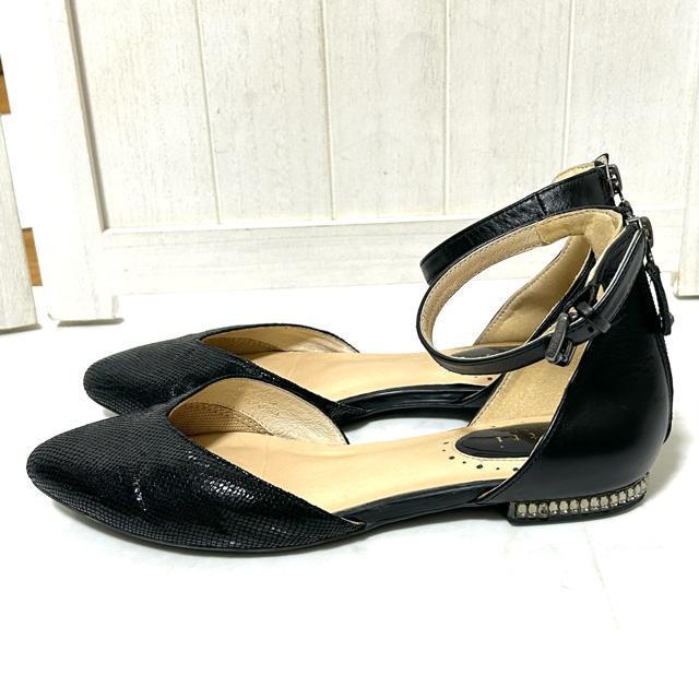 Pitti ピッティ 本革 アンクルストラップパンプス 23.5cm < 女性ファッション  Pitti ピッティ 本革 アンクルストラップパンプス 23.5cm < 女性ファッションの