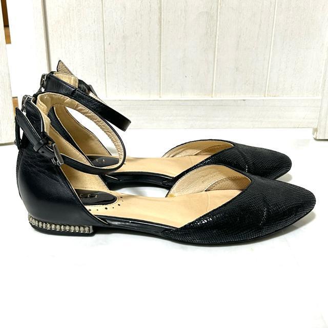 Pitti ピッティ 本革 アンクルストラップパンプス 23.5cm < 女性ファッション  Pitti ピッティ 本革 アンクルストラップパンプス 23.5cm < 女性ファッションの