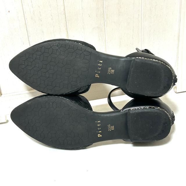 Pitti ピッティ 本革 アンクルストラップパンプス 23.5cm < 女性ファッション  Pitti ピッティ 本革 アンクルストラップパンプス 23.5cm < 女性ファッションの