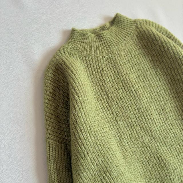 ◆美品◆トプカピ◆アルパカ混◆ふわふわモヘヤニット◆ウール◆ライトグリーン◆M < ブランド  ◆美品◆トプカピ◆アルパカ混◆ふわふわモヘヤニット◆ウール◆ライトグリーン◆M < ブランドの