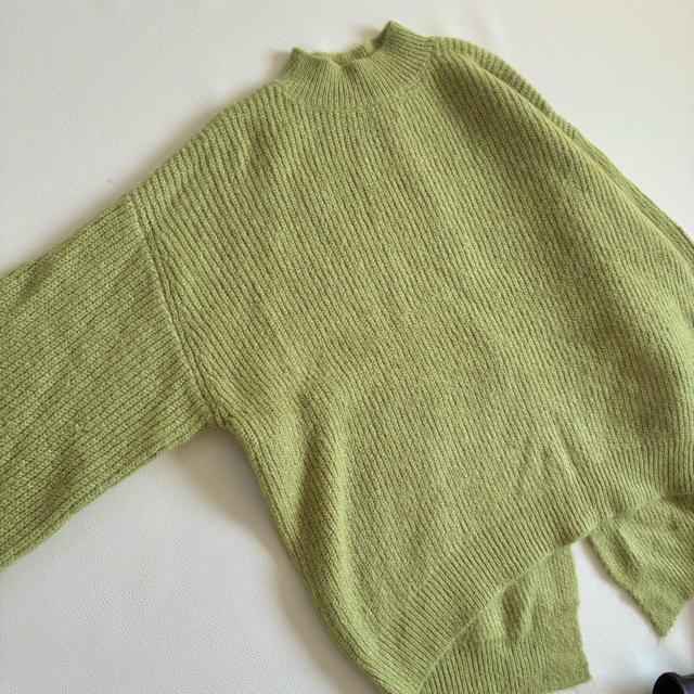 ◆美品◆トプカピ◆アルパカ混◆ふわふわモヘヤニット◆ウール◆ライトグリーン◆M < ブランド  ◆美品◆トプカピ◆アルパカ混◆ふわふわモヘヤニット◆ウール◆ライトグリーン◆M < ブランドの
