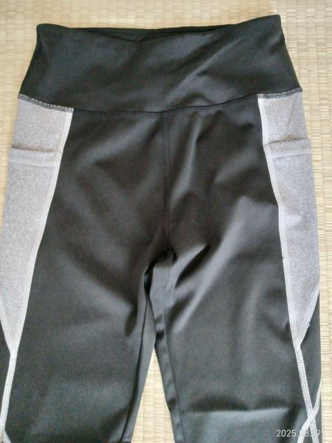 ストレッチフィット ヨガパンツ ブラック/グレーSサイズ(USサイズ) < 女性ファッション ストレッチフィット ヨガパンツ ブラック/グレーSサイズ(USサイズ) < 女性ファッションの