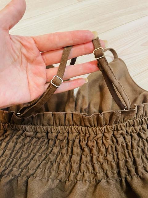 新品 retro girl ウエストギャザー ミニOP < ブランド 新品 retro girl ウエストギャザー ミニOP < ブランドの