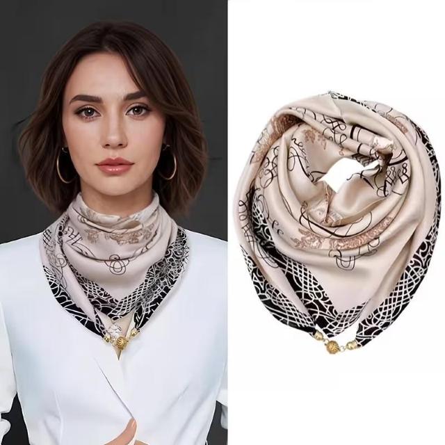 超お買い得690円★女性用防風&エレガントなスカーフ クロージャーバックル付き - 伸縮性なし通気性ショール 黒 < 女性ファッション 超お買い得690円★女性用防風&エレガントなスカーフ クロージャーバックル付き - 伸縮性なし通気性ショール 黒 < 女性ファッションの