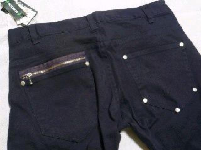 【Suggestion/サゲェスチョン】雑誌等でも紹介ブランド♪裾ジップ&ポケット!千鳥チェック柄 立体裁断デニム < 男性ファッション 【Suggestion/サゲェスチョン】雑誌等でも紹介ブランド♪裾ジップ&ポケット!千鳥チェック柄 立体裁断デニム < 男性ファッションの