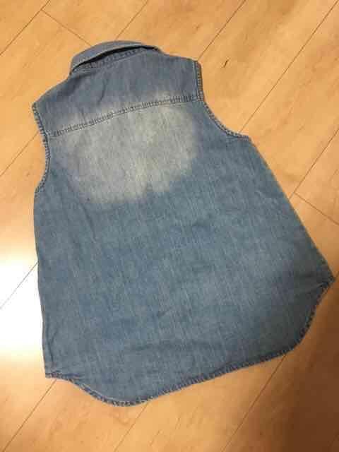 試着のみ デニムノースリーブ < 女性ファッション  試着のみ デニムノースリーブ < 女性ファッションの