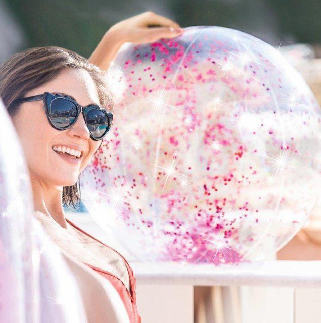 ビーチボール★51cm★キラキラ★ピンク★ラメ★可愛い★プール★ビーチバレー★海水浴★新品未使用★送料無料 < レジャー/スポーツ ビーチボール★51cm★キラキラ★ピンク★ラメ★可愛い★プール★ビーチバレー★海水浴★新品未使用★送料無料 < レジャー/スポーツの