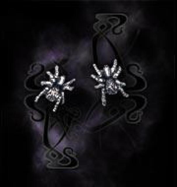Alchemy Gothic 「ブラック ウィドウ」イヤリング < 男性アクセサリー/時計  Alchemy Gothic 「ブラック ウィドウ」イヤリング < 男性アクセサリー/時計の