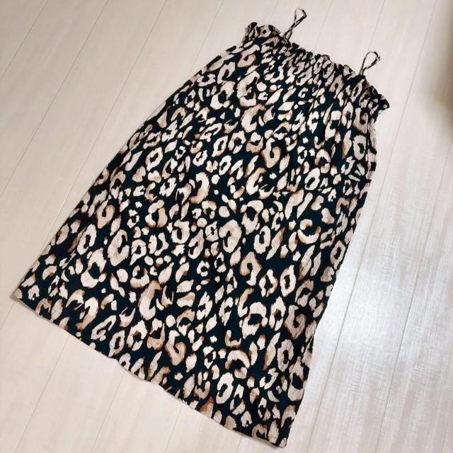◆H&M/エイチ&エム◆レオパード柄マキシワンピM★美品♪秋コーデ海外旅行♪ < ブランド  ◆H&M/エイチ&エム◆レオパード柄マキシワンピM★美品♪秋コーデ海外旅行♪ < ブランドの