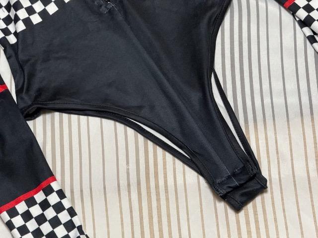 精悍なブラックのレトロなレーシングスタイル★イベント衣装用ハイレグレオタード★Mサイズ < レジャー/スポーツ 精悍なブラックのレトロなレーシングスタイル★イベント衣装用ハイレグレオタード★Mサイズ < レジャー/スポーツの