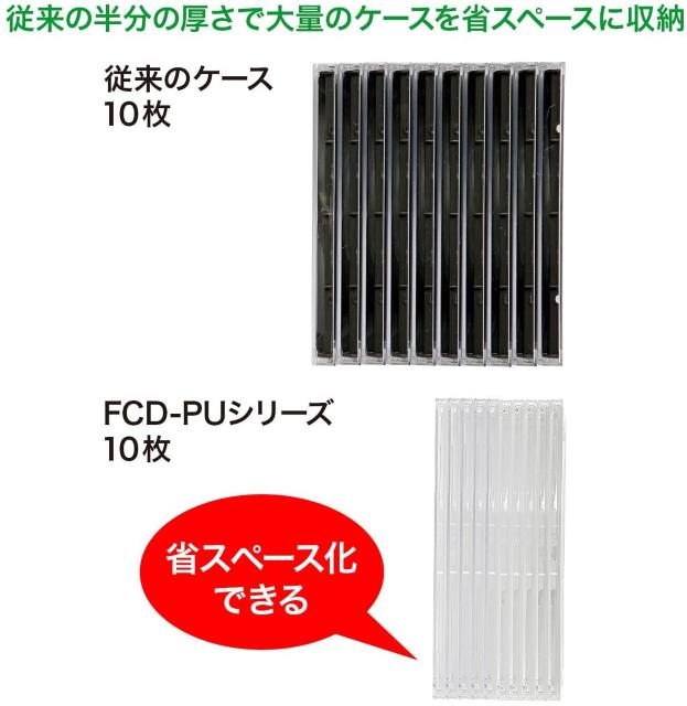 DVD・CDケース(1枚収納)(クリア) 100枚セット < インテリア/ライフ  DVD・CDケース(1枚収納)(クリア) 100枚セット < インテリア/ライフの