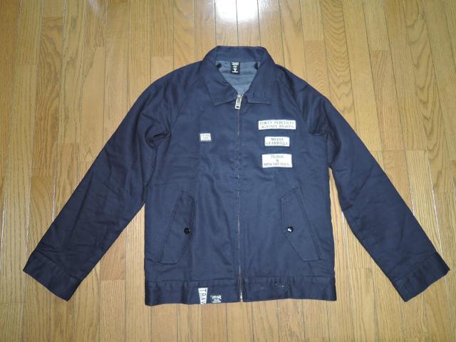 FPAR 40% スイングトップ 1S 薄手 シャツジャケット ワーク ワッペン 背ロゴ刺繍ステッチ WTAPS ダブルタップス < ブランド  FPAR 40% スイングトップ 1S 薄手 シャツジャケット ワーク ワッペン 背ロゴ刺繍ステッチ WTAPS ダブルタップス < ブランドの