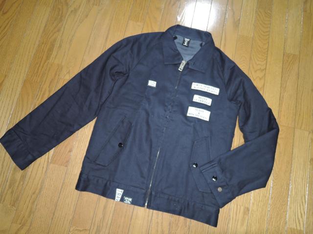 FPAR 40% スイングトップ 1S 薄手 シャツジャケット ワーク ワッペン 背ロゴ刺繍ステッチ WTAPS ダブルタップス < ブランド  FPAR 40% スイングトップ 1S 薄手 シャツジャケット ワーク ワッペン 背ロゴ刺繍ステッチ WTAPS ダブルタップス < ブランドの