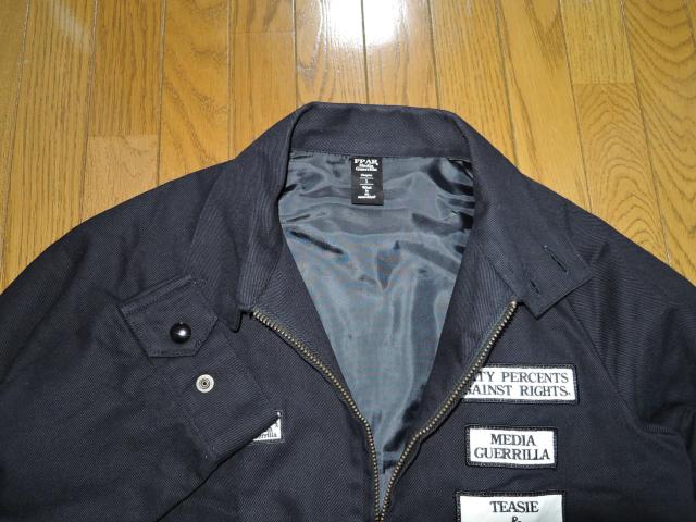 FPAR 40% スイングトップ 1S 薄手 シャツジャケット ワーク ワッペン 背ロゴ刺繍ステッチ WTAPS ダブルタップス < ブランド  FPAR 40% スイングトップ 1S 薄手 シャツジャケット ワーク ワッペン 背ロゴ刺繍ステッチ WTAPS ダブルタップス < ブランドの